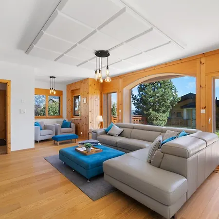 シャレー Campanule A Avec Vue Sur Les Alpes アンゼール