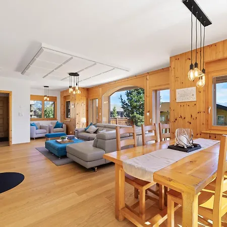 シャレー Campanule A Avec Vue Sur Les Alpes *