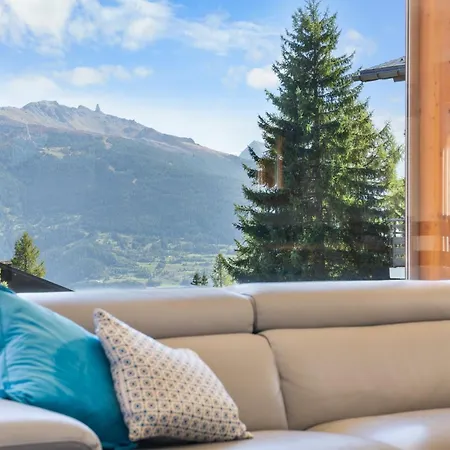 シャレー Campanule A Avec Vue Sur Les Alpes アンゼール