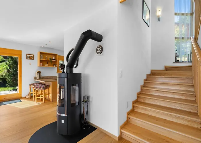 シャレー Campanule A Avec Vue Sur Les Alpes