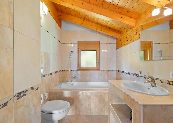 シャレー Campanule A Avec Vue Sur Les Alpes *