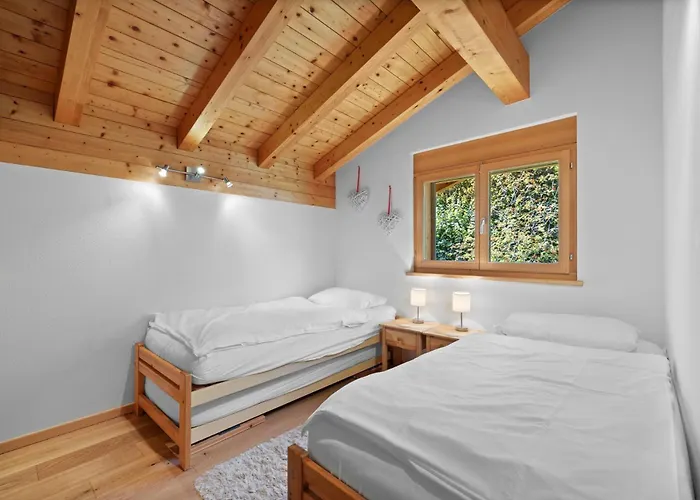 Campanule A Avec Vue Sur Les Alpes Chalé *