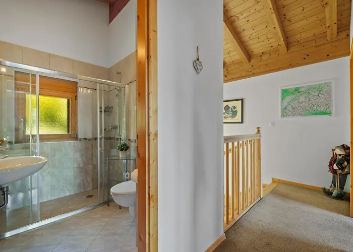 シャレー Campanule A Avec Vue Sur Les Alpes アンゼール