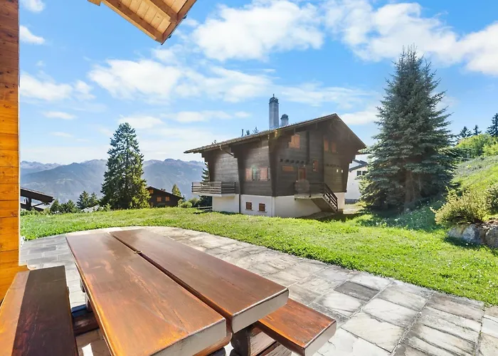 Campanule A Avec Vue Sur Les Alpes *